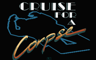 Cruise for a Corpse title screen for Atari ST